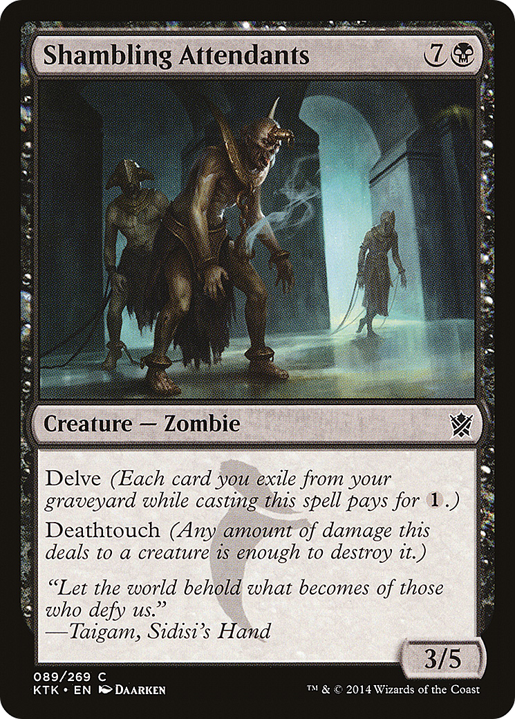 Image of Shambling Attendants (KTK-089) - Khans of Tarkir Foil
