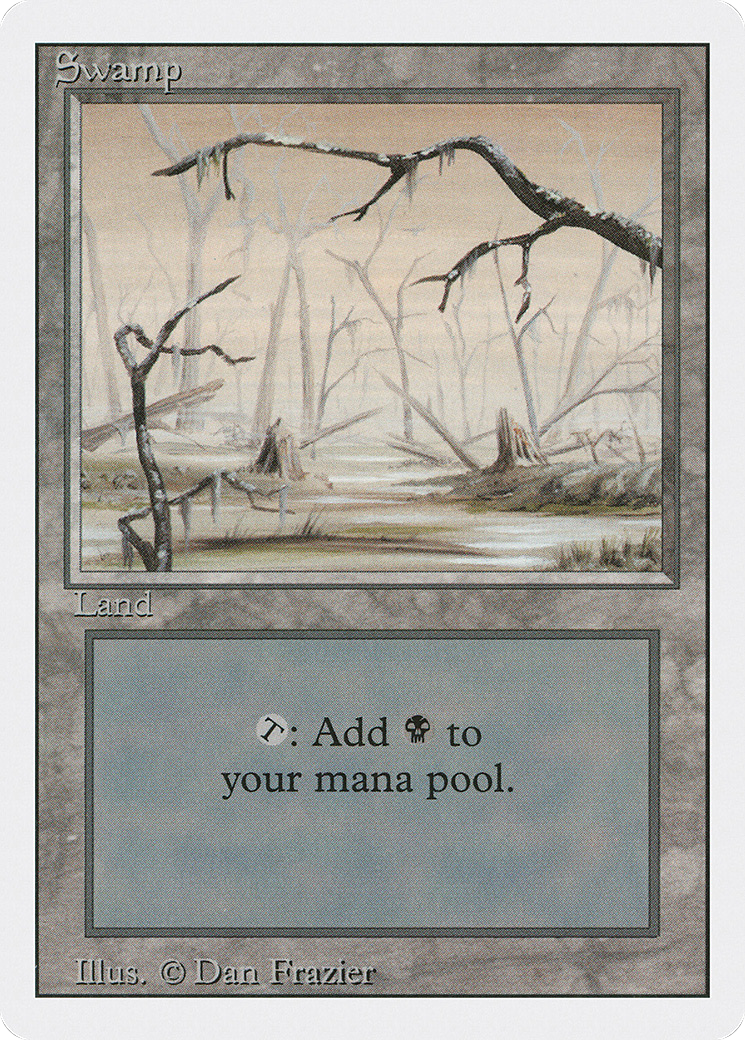 Image of Swamp (B) (3ED-301) - Revised Edition