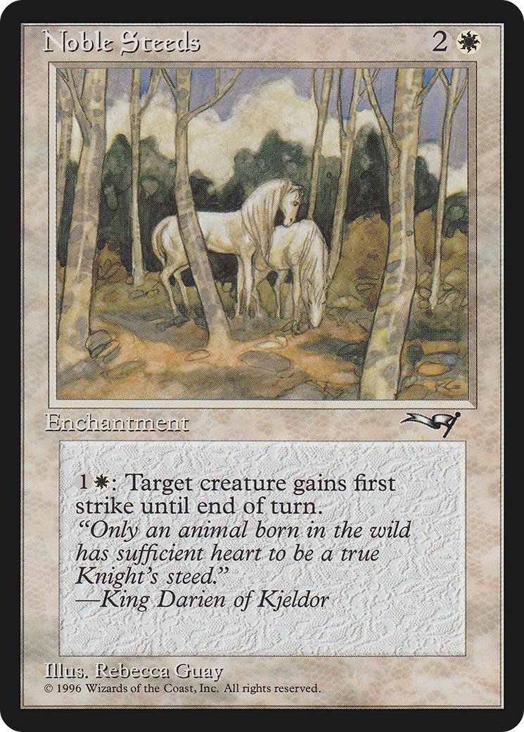 Image of Noble Steeds (Trees in Forefront) (ALL-141) - Alliances