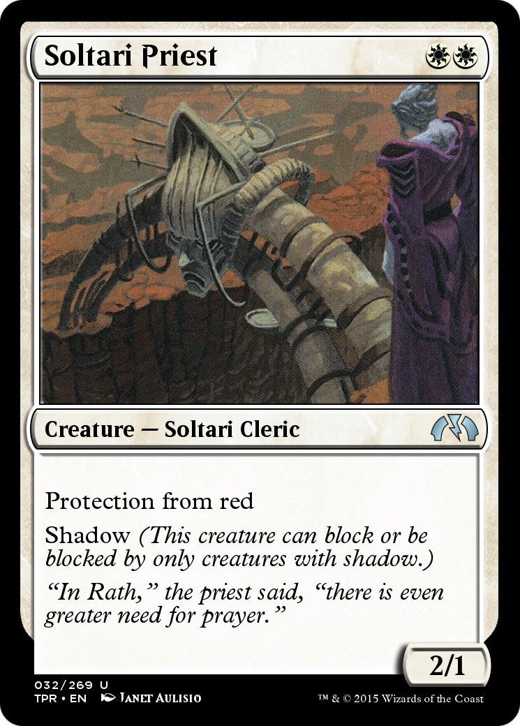 Image of Soltari Priest (TPR-032) - Tempest Remastered