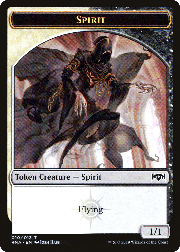 Image of Spirit Token (RNA-010) - Ravnica Allegiance Tokens