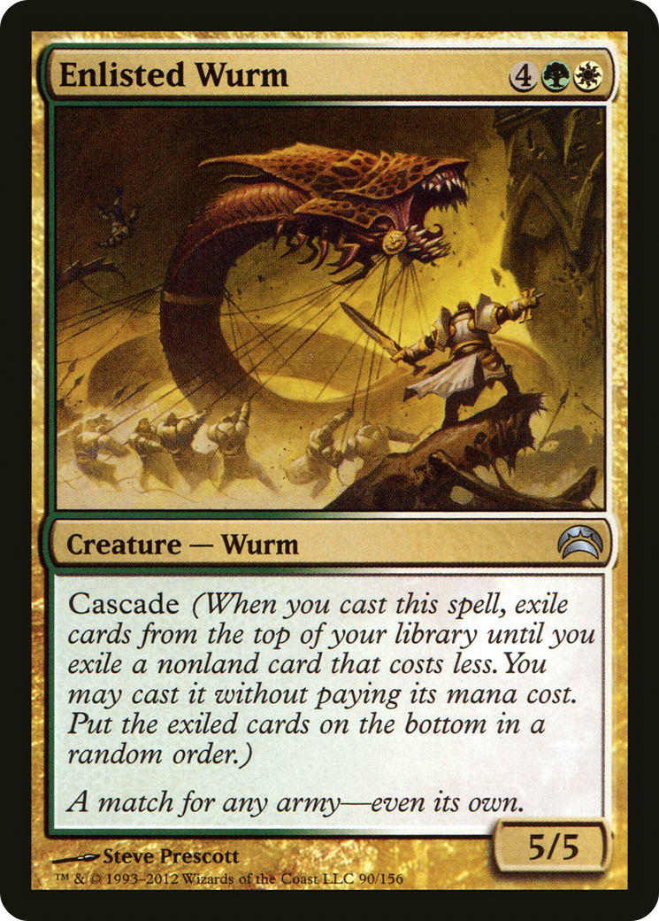 Image of Enlisted Wurm (PC2-090) - Planechase 2012