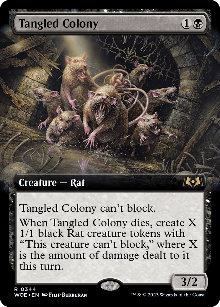 Image of Tangled Colony (Extended Art) (WOE-344) - Wilds of Eldraine: (Extended Art)