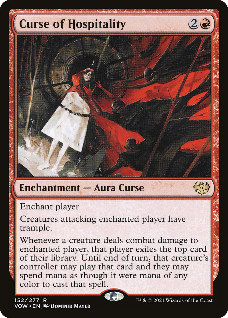 Image of Curse of Hospitality (VOW-152) - Innistrad: Crimson Vow Foil