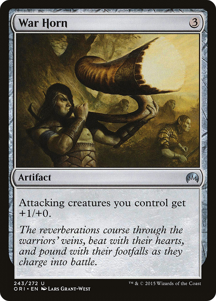 Image of War Horn (ORI-243) - Magic Origins Foil