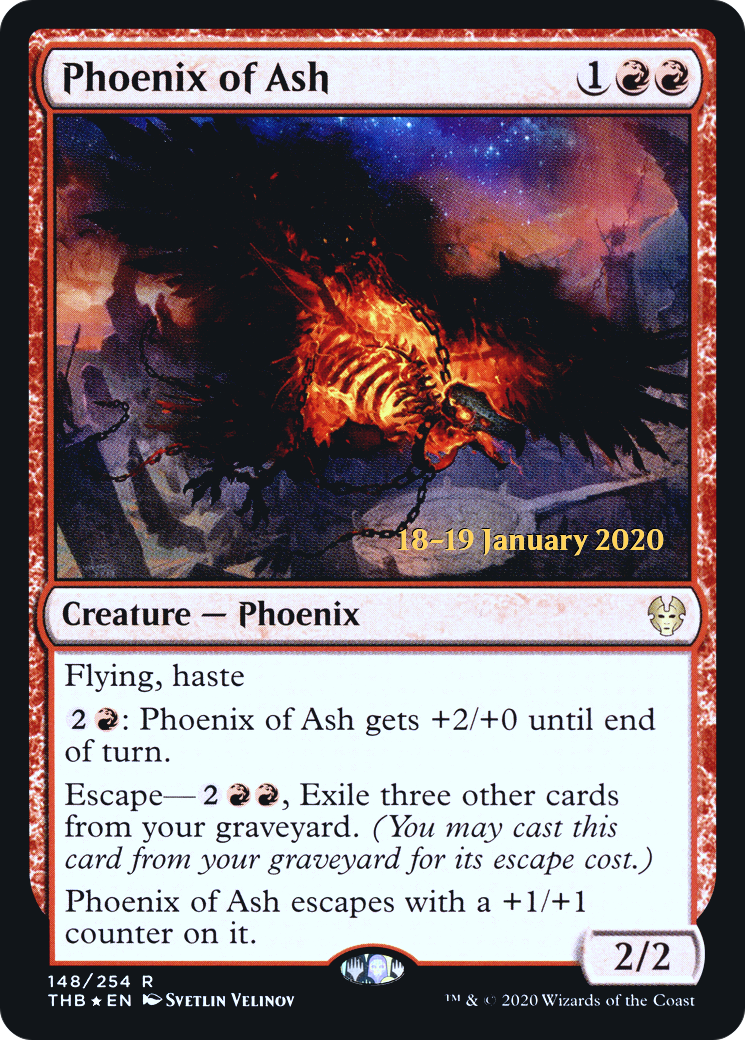 Image of Phoenix of Ash (PRE-148) - Theros Beyond Death Promos Foil