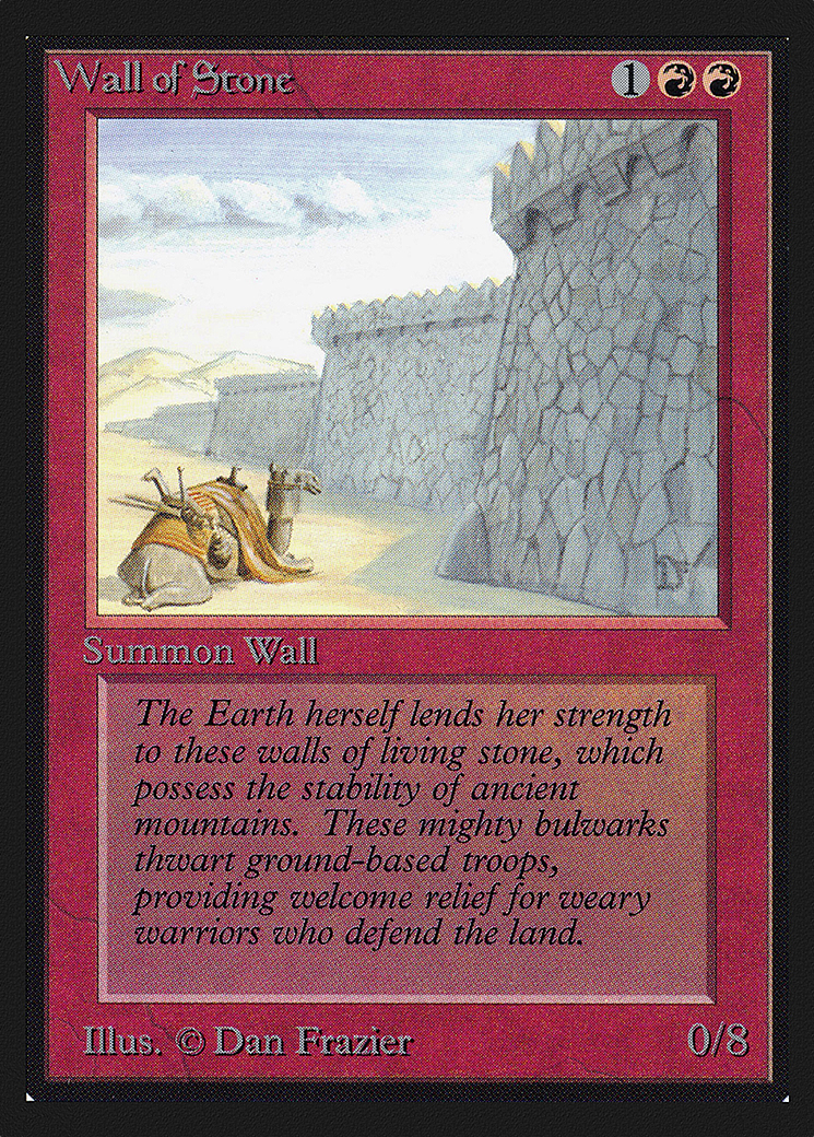 Image of Wall of Stone (CE) (CED-) - Collectors' Edition
