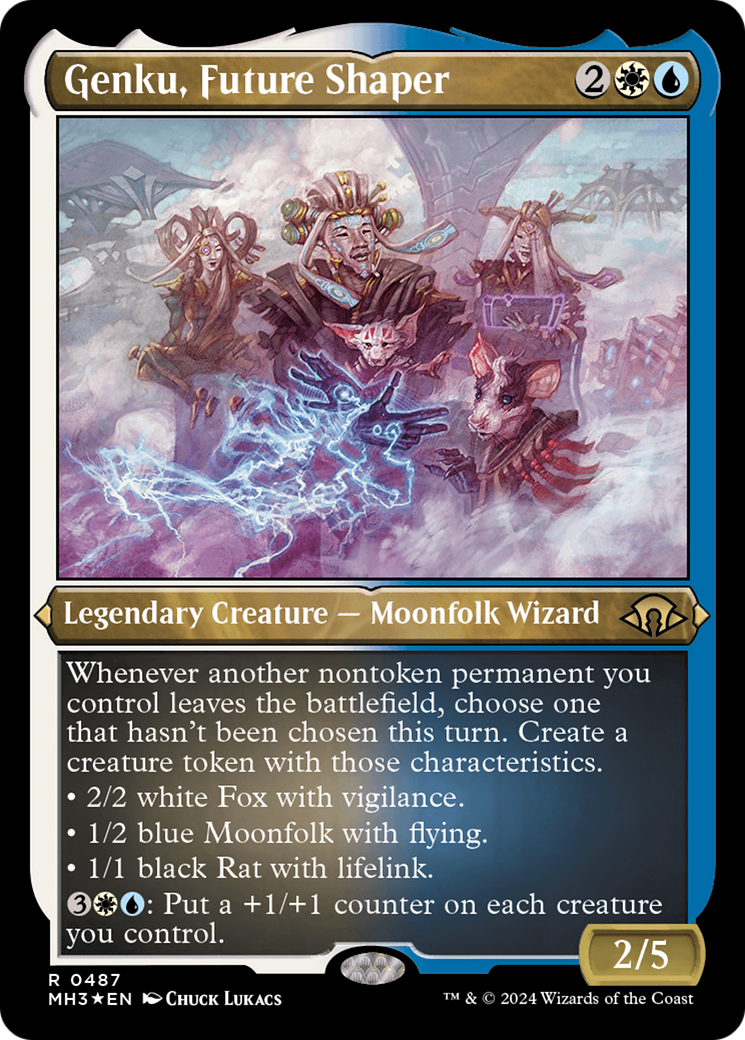 Image of Genku, Future Shaper (Foil Etched) (MH3-487) - Modern Horizons 3 Foil