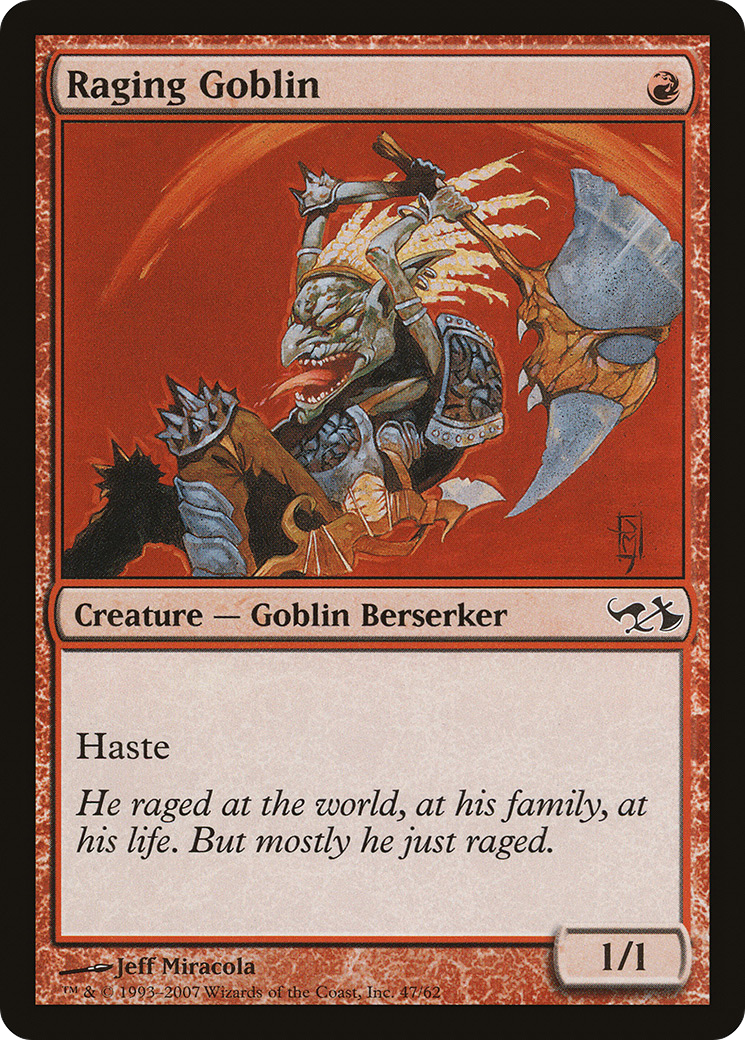 Image of Raging Goblin (EVG-047) - Duel Decks: Elves vs. Goblins