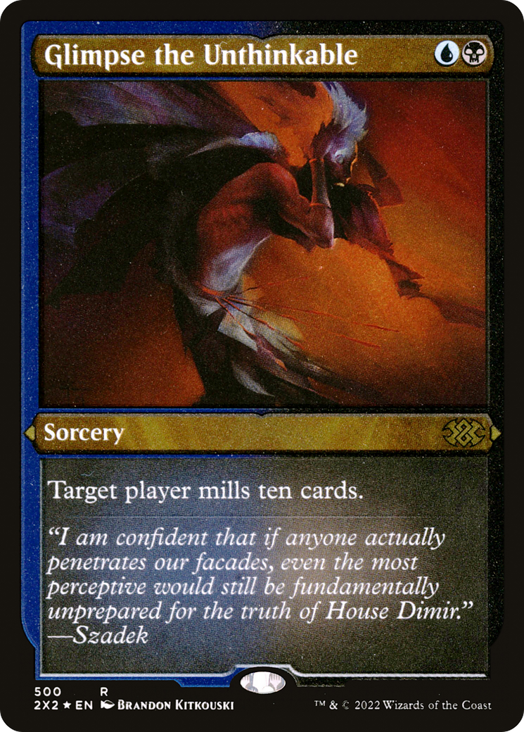 Image of Glimpse the Unthinkable (2X2-500) - Double Masters 2022 Foil