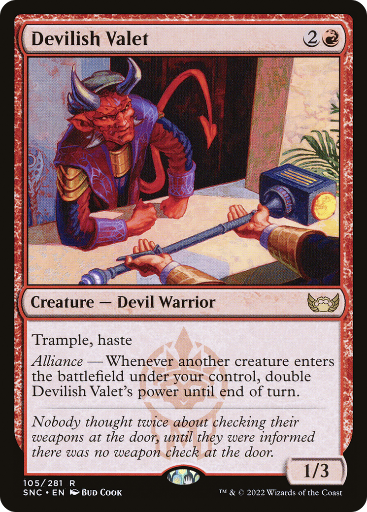 Image of Devilish Valet (SNC-105) - Streets of New Capenna