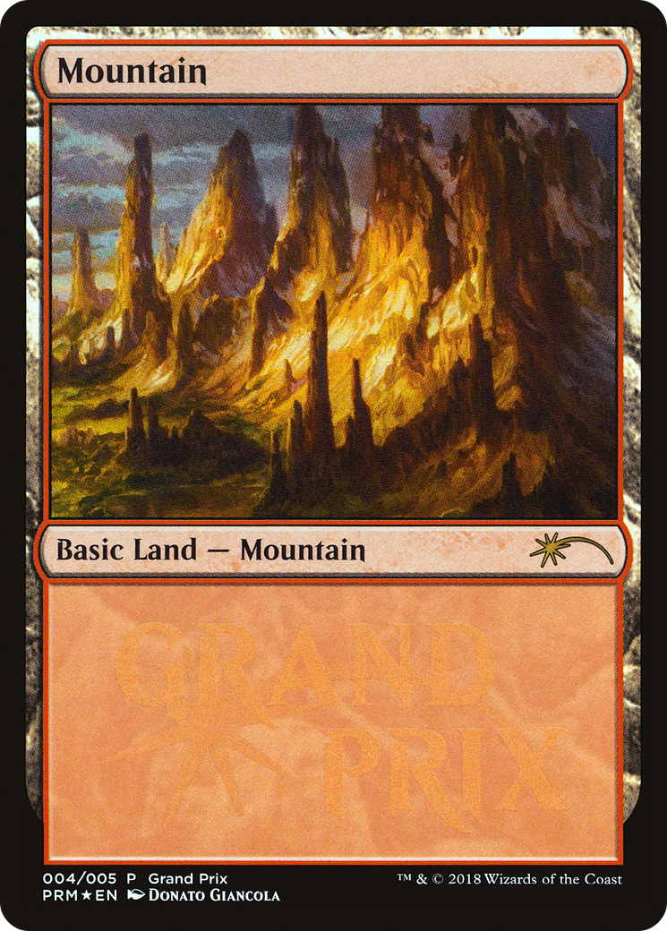 Image of Mountain (GPP-004) - Grand Prix Promos Foil