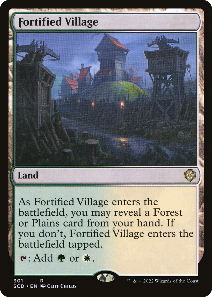 Image of Fortified Village (SCD-301) - Starter Commander Decks