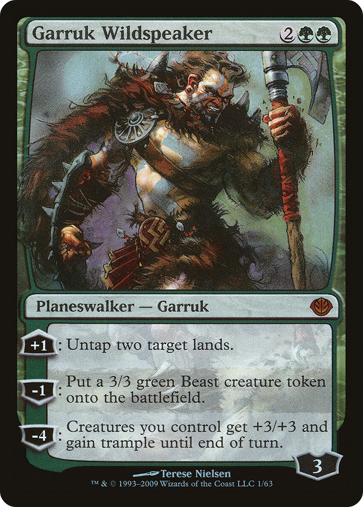 Image of Garruk Wildspeaker (DDD-001) - Duel Decks: Garruk vs. Liliana Foil