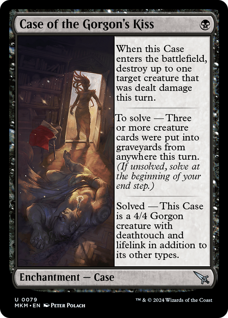 Image of Case of the Gorgon's Kiss (a) (MKM-079) - Murders at Karlov Manor Foil