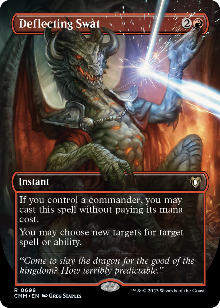 Image of Deflecting Swat (Borderless) (CMM-698) - Commander Masters (Borderless)