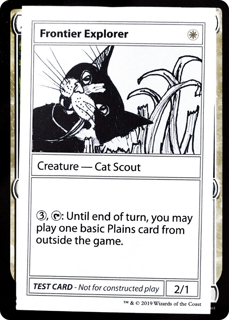 Image of Frontier Explorer (No PW Symbol) (CMB1-) - Mystery Booster Playtest Cards 2021