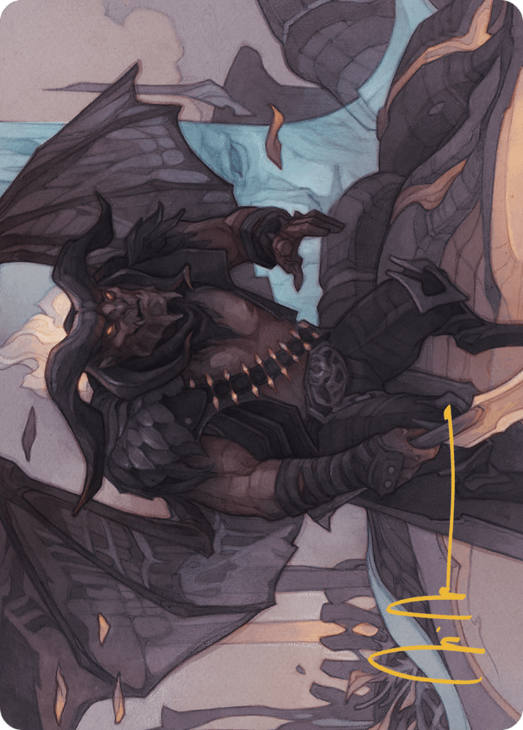 Image of Rakdos Joins Up // Rakdos Joins Up (AOTJ-031) - Outlaws of Thunder Junction Art Series (Borderless) Foil