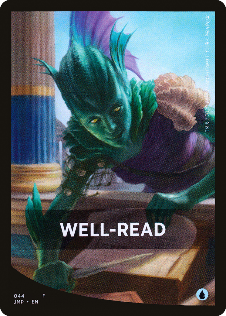 Image of Well-Read Theme Card (JMP-044) - Jumpstart Front Cards