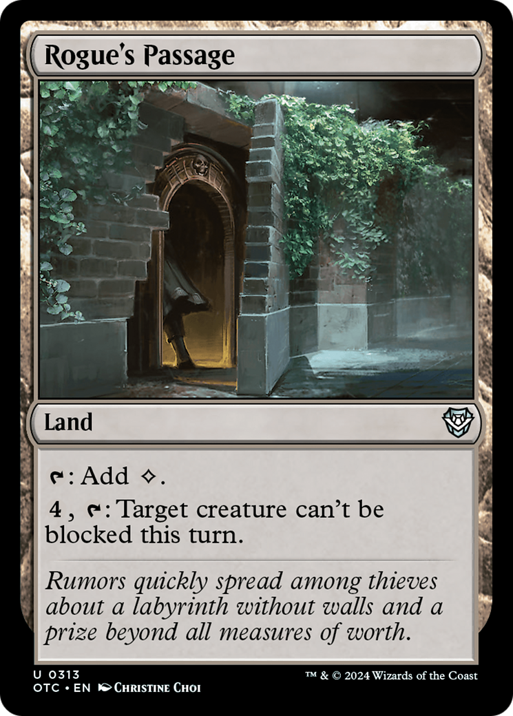 Image of Rogue's Passage (OTC-313) - Outlaws of Thunder Junction Commander