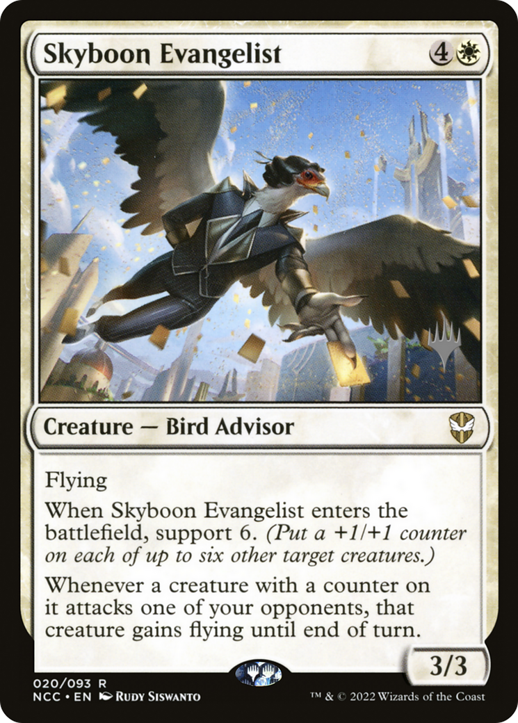 Image of Skyboon Evangelist (PPSNC-020) - New Capenna Commander Promos Foil