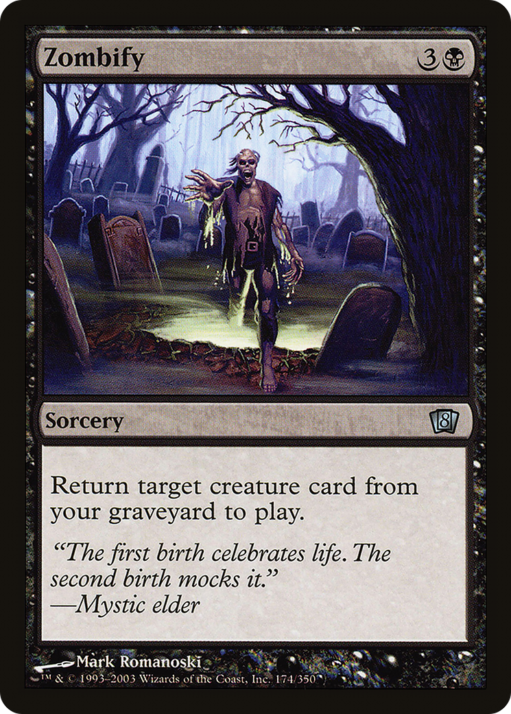 Image of Zombify (8ED-174) - 8th Edition Foil