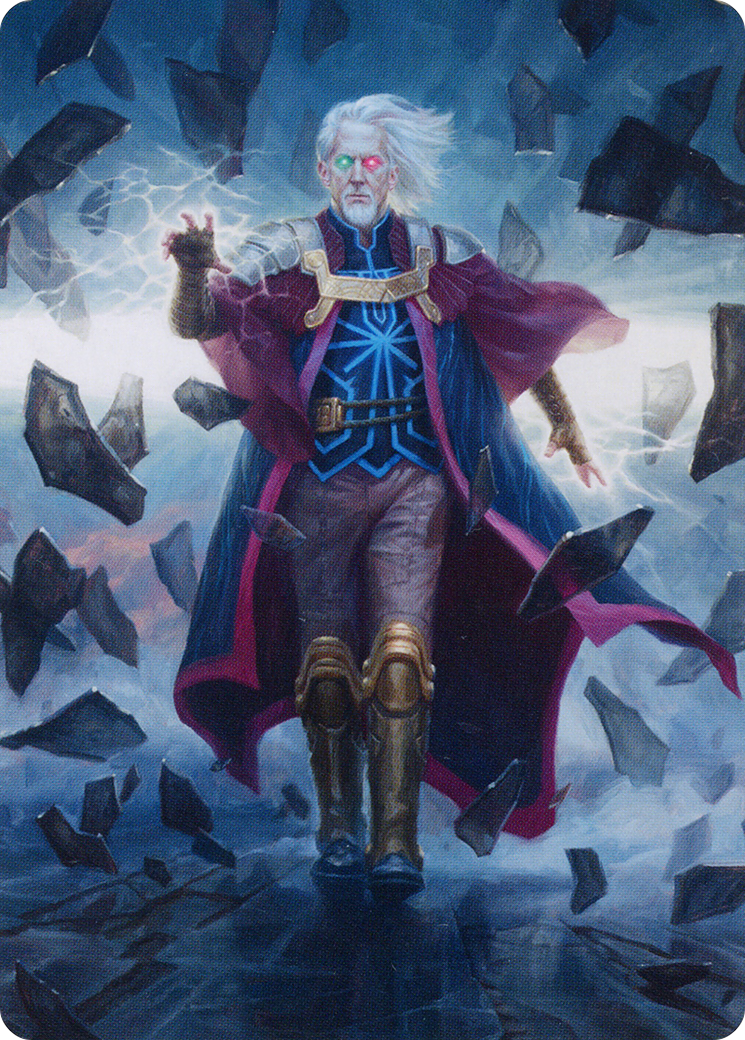 Image of Urza, Planeswalker // Urza, Planeswalker (ABRO-042) - The Brothers' War Art Series (Borderless) Foil