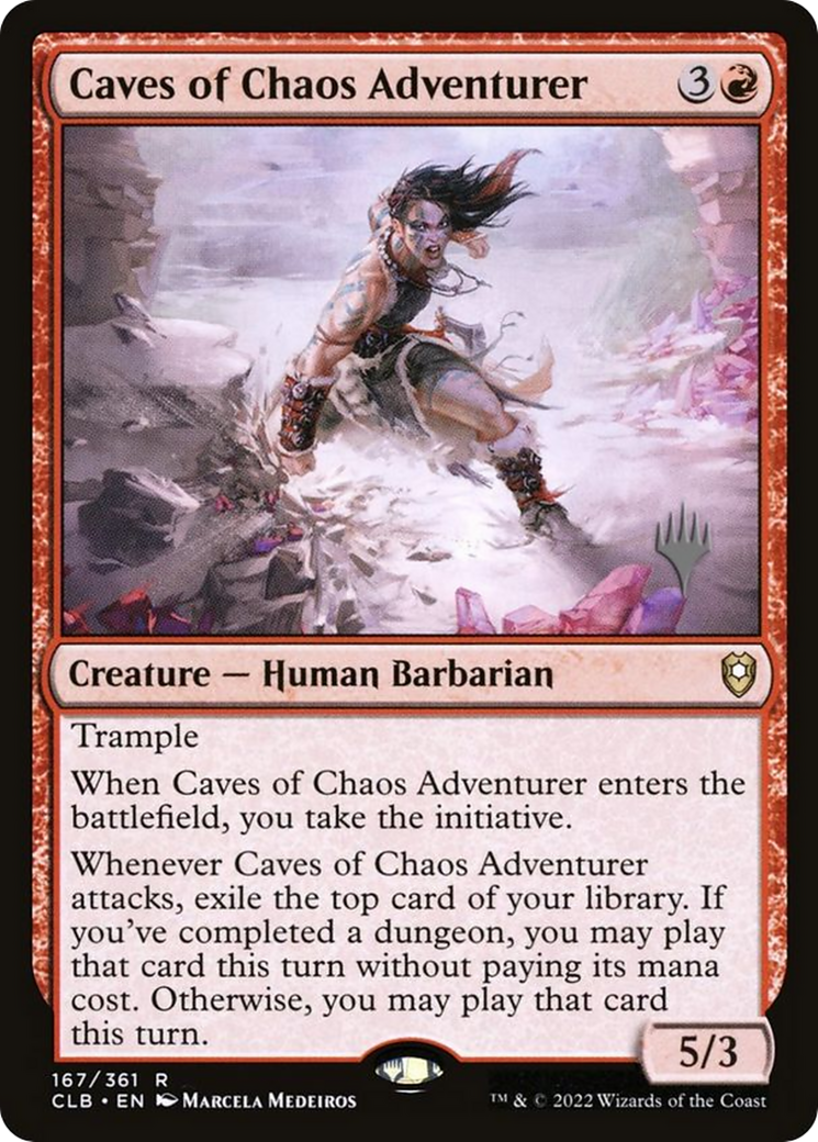 Image of Caves of Chaos Adventurer (PPLCI-167) - Battle for Baldur's Gate Promos Foil