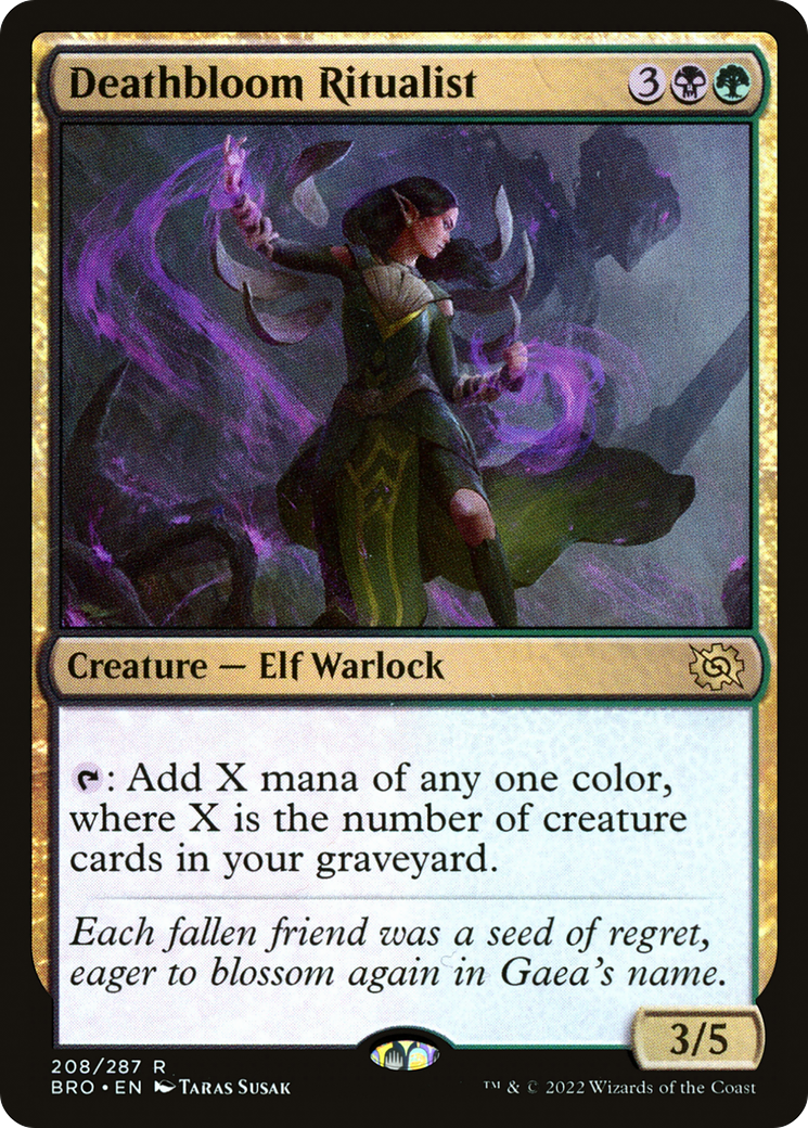 Image of Deathbloom Ritualist (BRO-208) - The Brothers' War