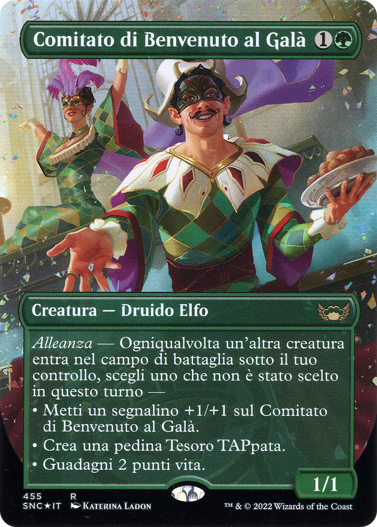Image of Gala Greeters (Italian) (UMP-455) - Streets of New Capenna (Borderless) Foil