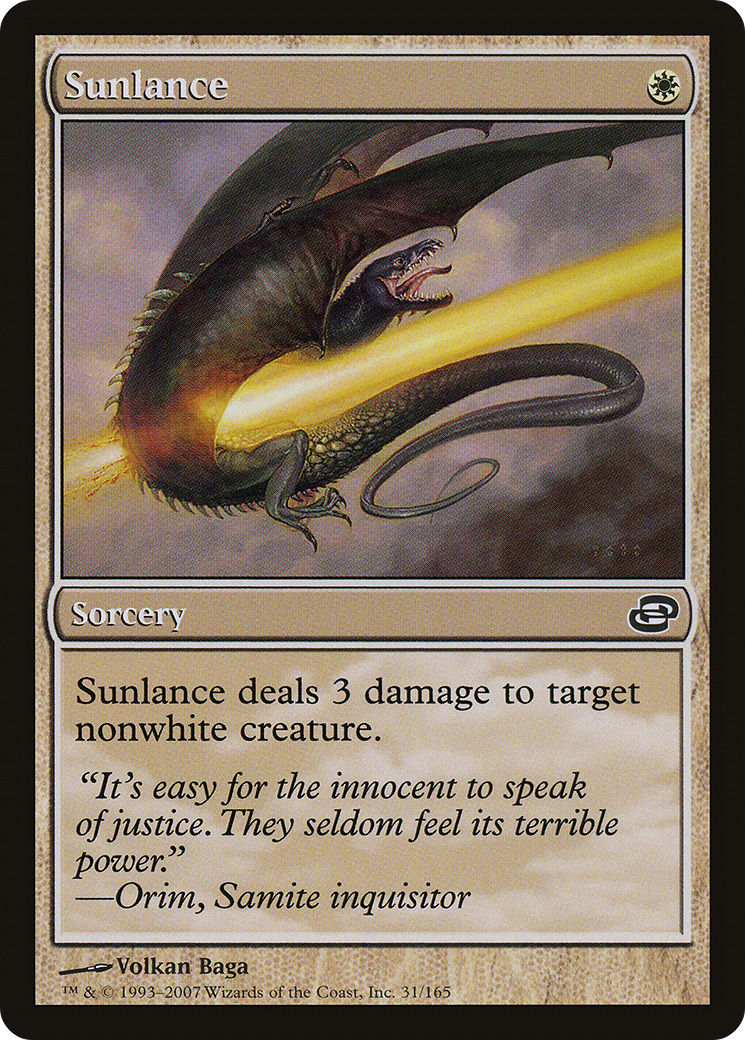 Image of Sunlance (PLC-031) - Planar Chaos: (colorshifted) Foil