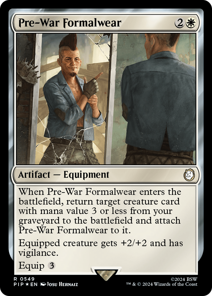 Image of Pre-War Formalwear (Surge Foil) (PIP-549) - Fallout Foil