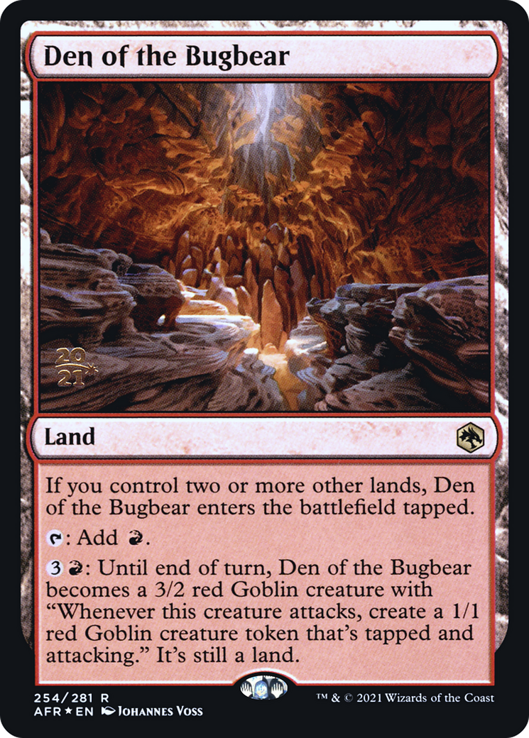 Image of Den of the Bugbear (PRE-254) - Adventures in the Forgotten Realms Promos Foil