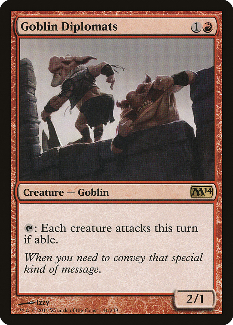 Image of Goblin Diplomats (M14-141) - Magic 2014 Foil