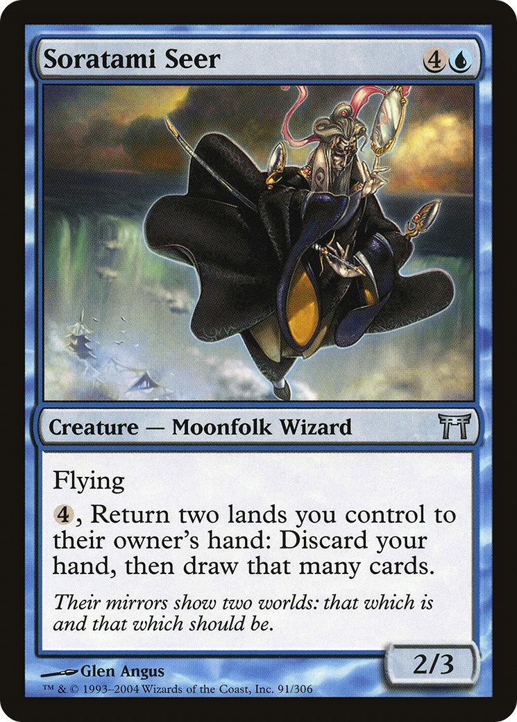 Image of Soratami Seer (CHK-091) - Champions of Kamigawa Foil