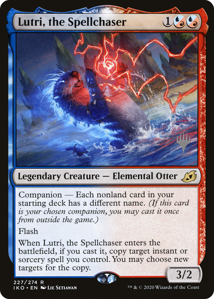 Image of Lutri, the Spellchaser (PPIKO-227) - Ikoria: Lair of Behemoths Promos: (companion) Foil