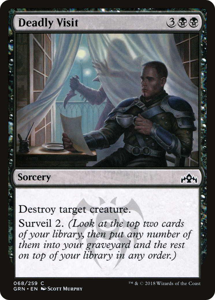 Image of Deadly Visit (GRN-068) - Guilds of Ravnica Foil