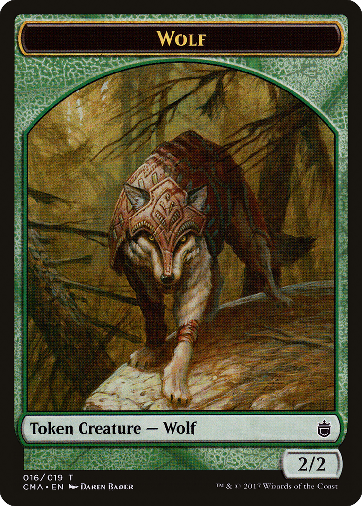 Image of Wolf Token (016) (CMA-016) - Commander Anthology Tokens