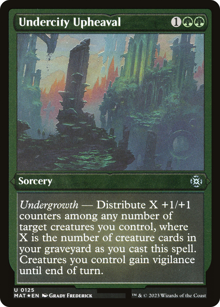 Image of Undercity Upheaval (MAT-125) - March of the Machine: The Aftermath Etched Foil