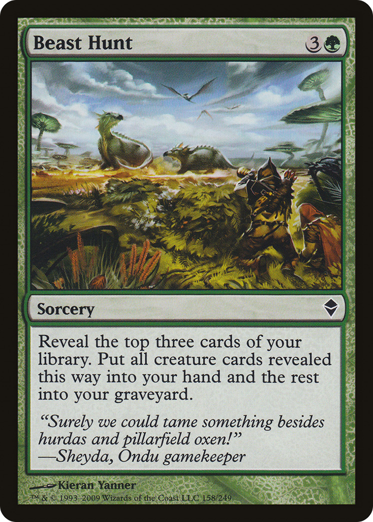Image of Beast Hunt (ZEN-158) - Zendikar