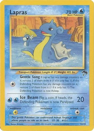 Image of Lapras 012  Southern Islands - Promo