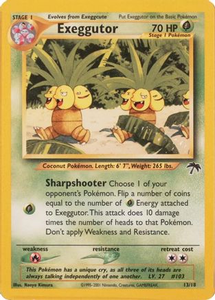 Image of Exeggutor 013  Southern Islands - Promo