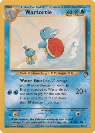 Image of Wartortle 015/18  Southern Islands - Promo