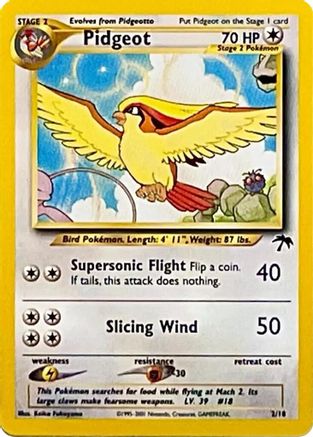 Image of Pidgeot 002  Southern Islands - Promo