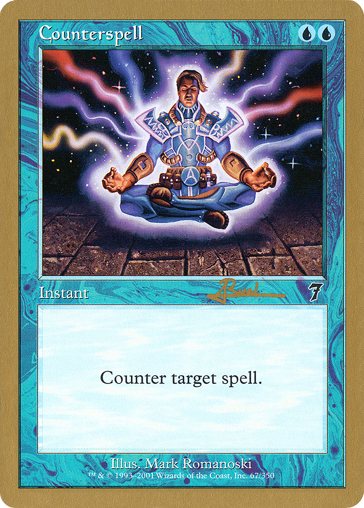 Image of Counterspell - 2001 Antoine Ruel (7ED) (WCD-) - World Championship Decks 2001