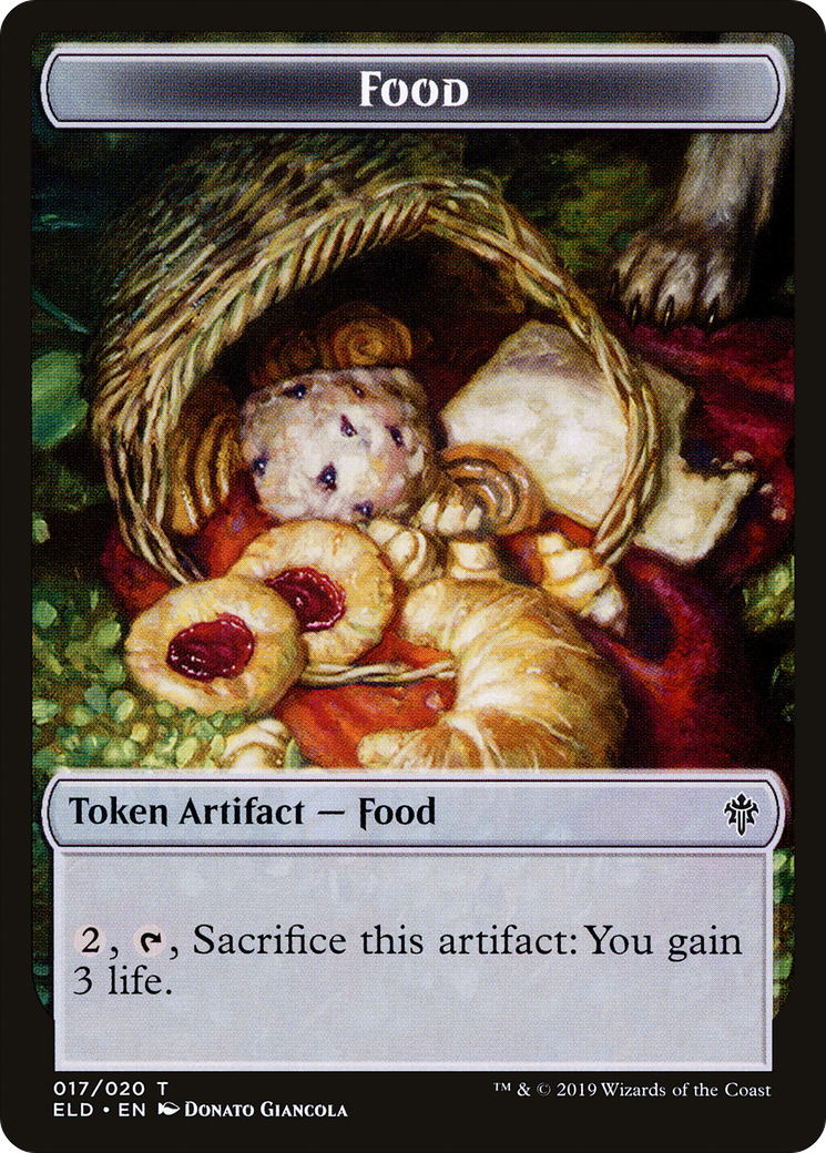Image of Food (TELD-017) - Throne of Eldraine Tokens Foil