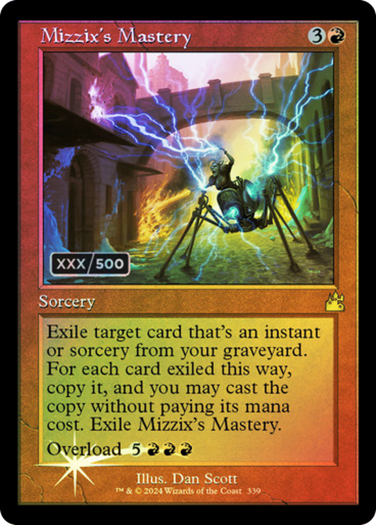 Image of Mizzix's Mastery (Retro Frame) (Serial Numbered) (RVR-339) - Ravnica Remastered Foil