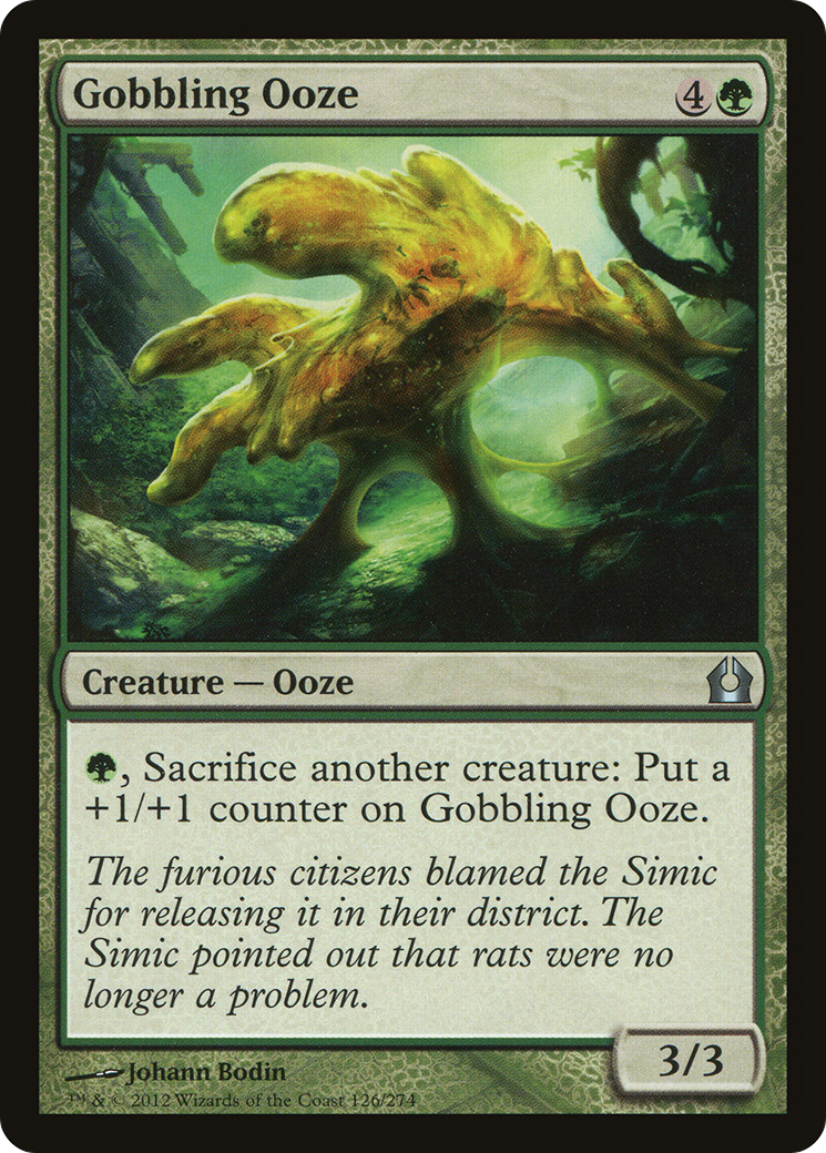 Image of Gobbling Ooze (RTR-126) - Return to Ravnica Foil