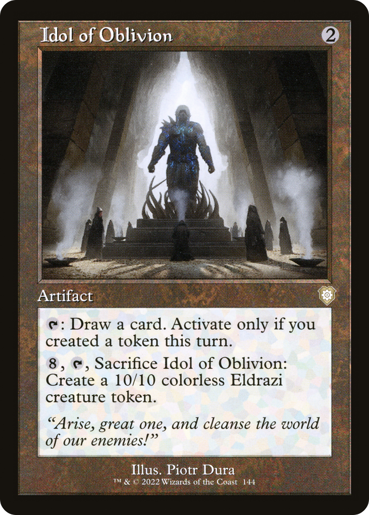 Image of Idol of Oblivion (Retro Frame) (BRC-144) - The Brothers' War Commander