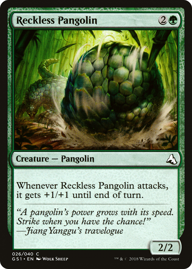 Image of Reckless Pangolin (GS1-026) - Global Series Jiang Yanggu & Mu Yanling